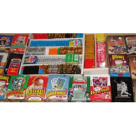 Topps Fleer DONRUSS Upper Deck Score Vintage Baseball Card Packs: 600 Cards (1986-1994) - Mint Condition - Unopened, Unsearched, Unsorted - Collectible