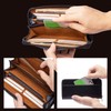 ACLUO Wallet, Men's Long Wallet, Tochigi Leather, Genuine Leather, Made