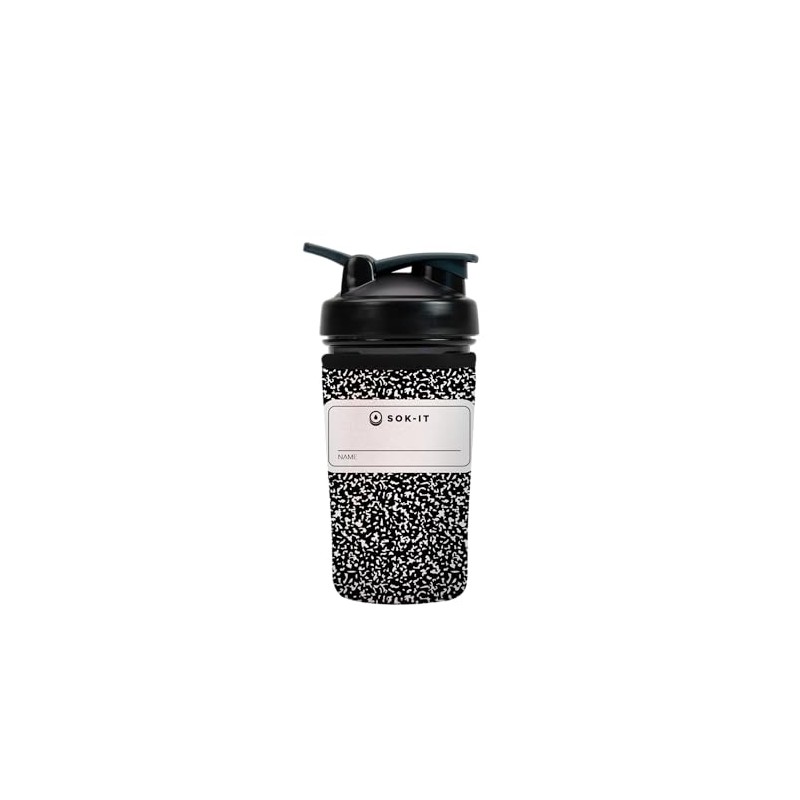 Sok It BotlSok Protein Blender Shaker Bottle Sleeve Insulated Neoprene