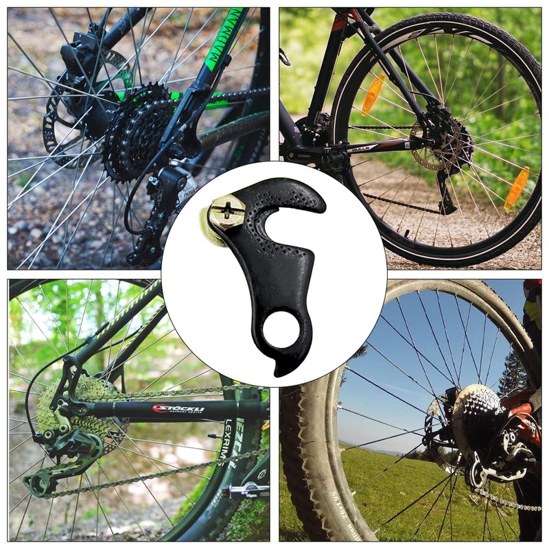 2 Pcs Bicycle Rear Mech Derailleur Hangers Transmission Tail Hooks