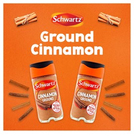 Schwartz Ground Cinnamon 39 G | Jar | Expertly Ground | Warm & Sweet Rich Taste | Distinct Scent | Versatile Spice | Perfect for Dessert, Coffee, Tea, and Savoury Dishes Like Stews and Curries