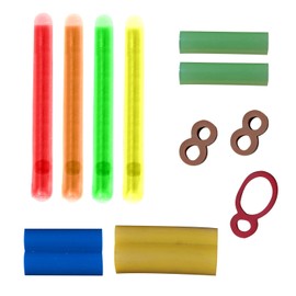 Rod-N-Bobb's Universal Fishing Beacon (4-Pack), Multi-Color Light Sticks for Bass, Walleye, Catfish, Spinning Technique