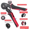 Satisby Hexagonal Ferrule Crimper,16mm² Ferrule Crimp 0.08-16mm²/AWG28-5,Ratchet Structure Anti Slip