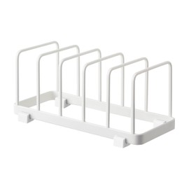 Yamazaki (Yamazaki) Dish Stand White Approx. W24xD10xH10cm Plate Can be easily taken out with one hand Dish Stand 4747