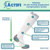 Actifi Athletic Compression Socks 20-30 mmHg Training, Running, Endurance, Recovery