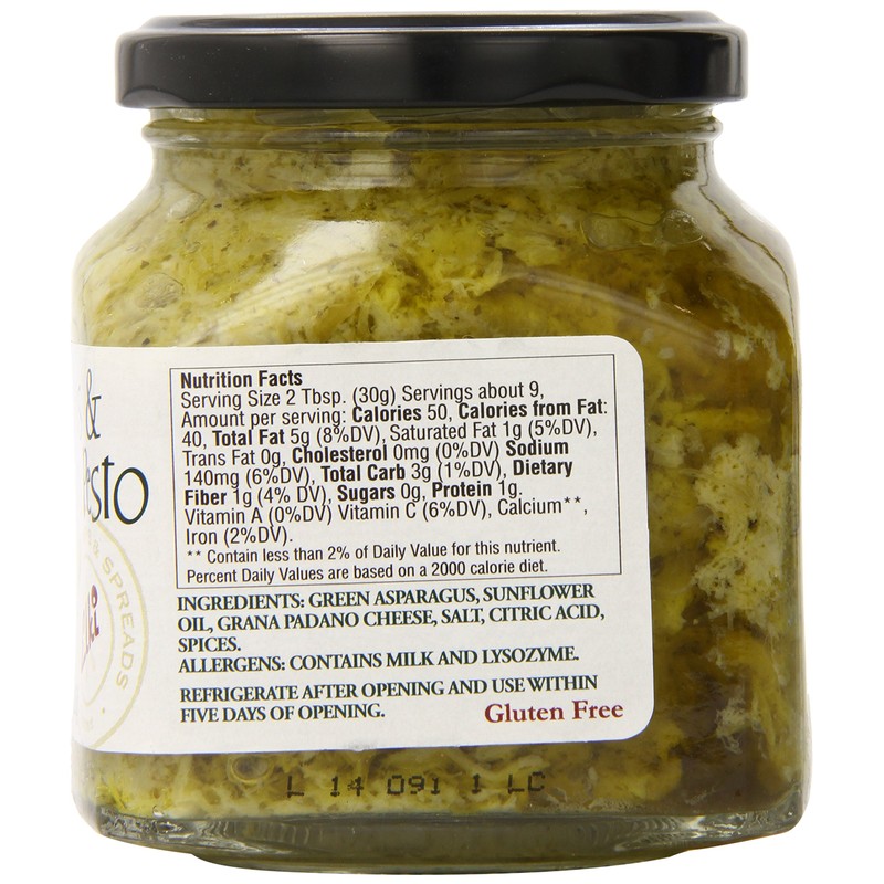 Elki's Gourmet Asparagus and Italian Cheese Pesto, 9.9 Ounce