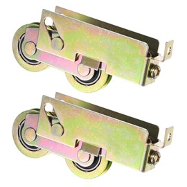 M METERXITY 2-Pack Sliding Patio Door Roller, 1-1/4"/32mm Steel Ball Bearing Sturdy Sliding Roller Assembly Adjustable Sliding Door Wheel Replacement for Sliding Door