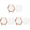 Gatuida 3pcs Watch Electroplating Protective Shell Screen Protector for Scratch-Resistant