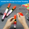 QualyQualy Fishing Floats, Weighted Catfish Pole Floats, High Visibility Wood