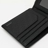 Hazzys (신세계센텀점)HAZZYS ACC블랙 가죽 음각 레터링 패턴 반지갑 HJWA4E580BK (Shinsegae