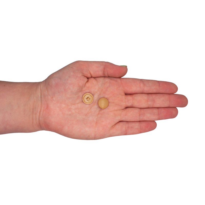 Pack of 50 Pozidriv Screw Lids 12mm Diameter Pozidriv Head