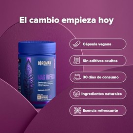 Birdman Mag Trifecta | Citrato, Treonato y Glicinato de Magnesio | 730 mg Magnesio Elemental | Sin Aditivos | Cápsula Vegana | 30 Porciones | 90 Cápsu
