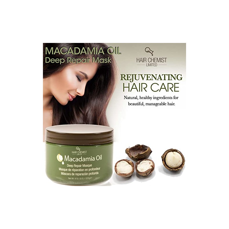 Hair Chemist Macadamia Oil Deep Repair Masque Net Wt. 8