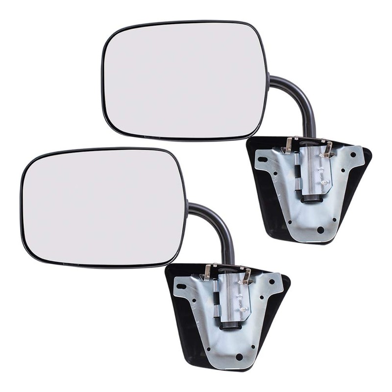 Manual Mirror for 1975-1986 C10 Steel Black L=R Low Mount