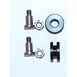 GAO Flora 2 Plastic Castors for Greenhouse Door Outer Diameter 20 with Bolt and Nut Made of Stainless Steel