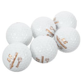 WHAMVOX 6pcs Durable Golf Practice Balls Reliable Training Supplies for Adults Indoor and Outdoor Use for Frequent Practice Spaces