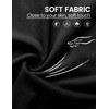 ZOOSIXX Soft Black Pajama Pants for Women, Wide Leg Comfy