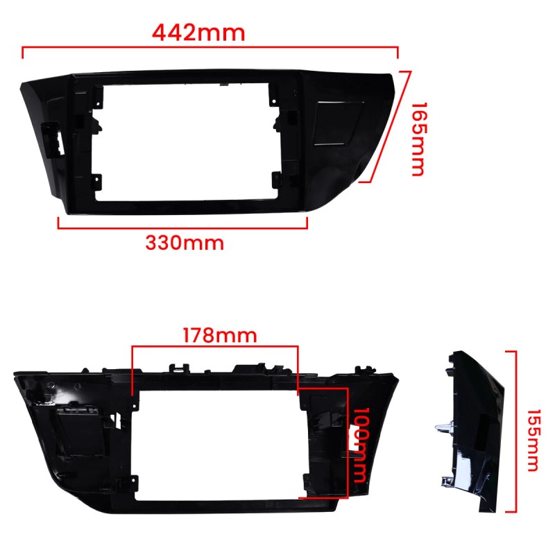 Unbranded Apple Carplay For Toyota Corolla 2014-2016 Android12 Car Stereo