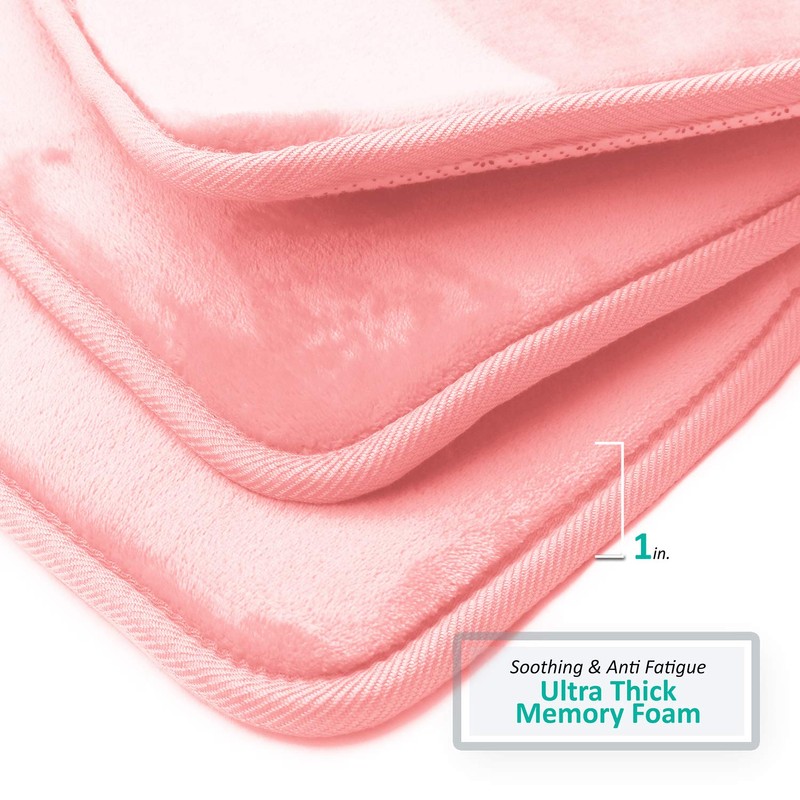 Clara Clark Bath Mat Set – Memory Foam Bath Mat