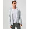 Locachy Men's UPF 50+ Sun Protection Jacket Hooded Lightweight Full