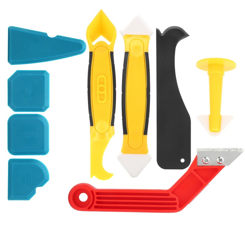 9pc set Caulking Finisher Tool Multi Functional Silicone Sealant Spatula