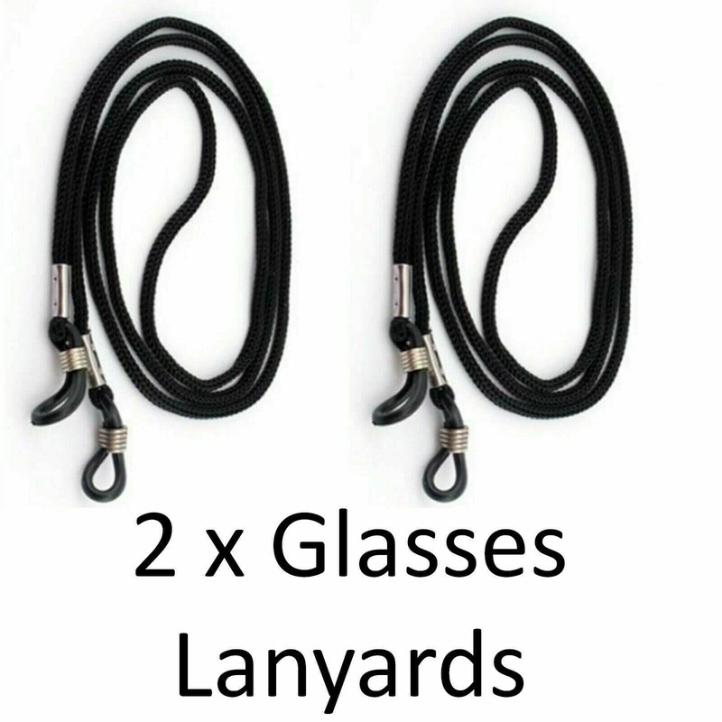 3 x Black Glasses Strap for Glasses