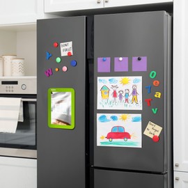 Playbees Magnetic Locker Mirror - Green - Ideal for School Locker, Bathroom, Refrigerator, Office Cabinet, Workshop Toolbox, Home Use, Locker Accessory - 5" x 7"