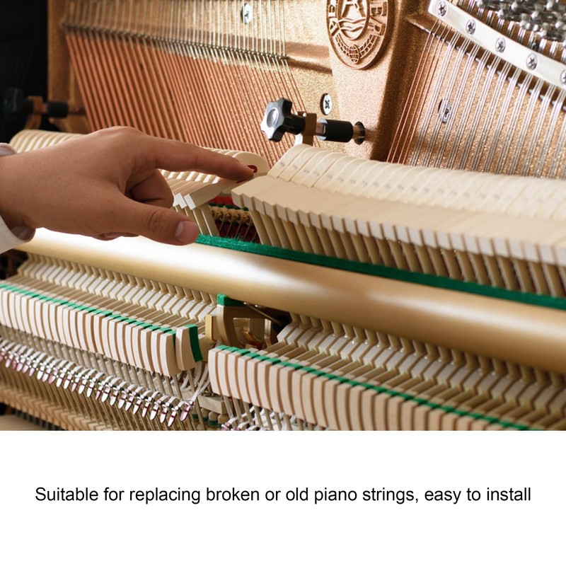 Yibuy 18# Piano Music Wire Replacement Strings 1mm Dia Musical