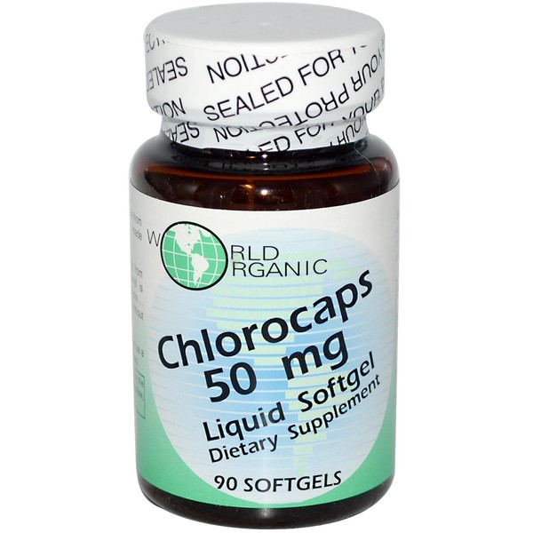 Chlorocaps-50mg World Organics 90 Softgel