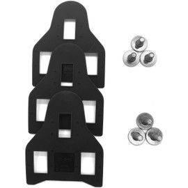 Road Bike Lock Plate Cycling Shoe Lock Shoe Accessories Compatible with Shimano Look KEO Bike Pedals Lightweight Lock Plate Adjustable Spacer