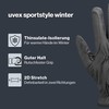 UVEX Reithandschuhe sportstyle Winter, black, 8
