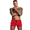 Mens Swim Trunks Quick Dry Swimwear Zipper Pockets, Swim Shorts