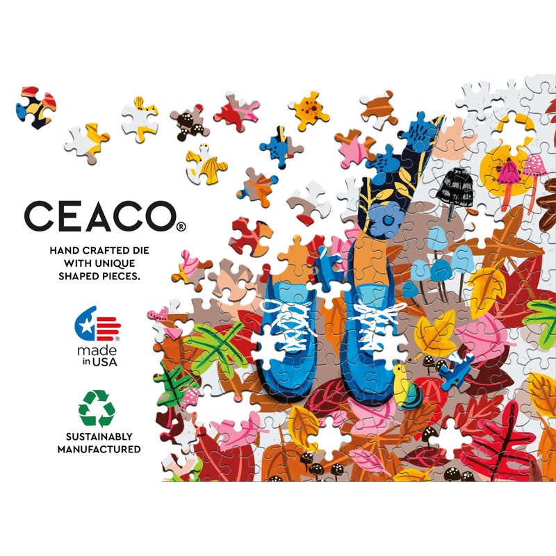Ceaco - Fall Frolic - 300 Oversized Piece Jigsaw Puzzle