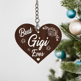 DIENADFX Best Gigi Gift Rotating Picture Frame, Gigi Gifts for Grandma, Grandma Birthday Mothers Grandparents Day Gifts, Grandma Picture Photo Frames, Grandparents Wood Picture Frames for 4x6 Photos