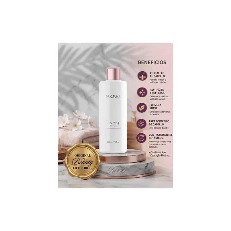 2 Shampoo Reviving Farmasi , Anticaida Dr C Tuna 225ml