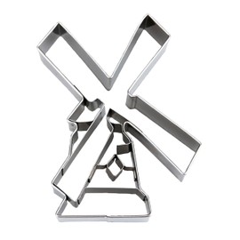 Staedter Windmill Shape Cookie Cutter, Stainless Steel Silver, 30 x 30 x 8.5 cm