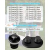 MQLPXI 2 PCS Cooler Drain Plugs Small and 4 PCS