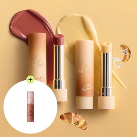 3CE Color Baker Edition Glazy Lip Glow Duo 2-Pack (+Free Mini Lip)