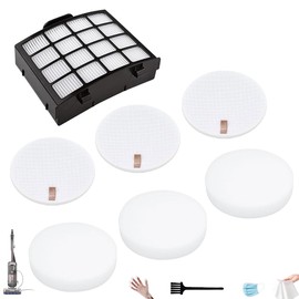 ​​AZ2002 Vacuum Filter Replacement Kit for Shark Vertex DuoClean PowerFin Upright Vacuum – Fits AZ2000, AZ2000W, AZ2002, UV2500 – 1 Filter, 3 Foam & 3 Felt Filters – Replaces XHFAZ2000, XFFKAZ2000