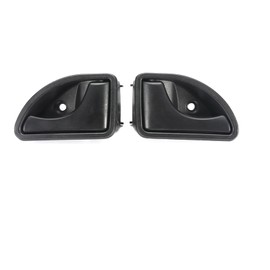 Viviance Interior Door Handle Front Left & Right Compatible with Renault Kangoo I 1997-2007 Twingo I 1993-2007 - Type A Black Left & Right