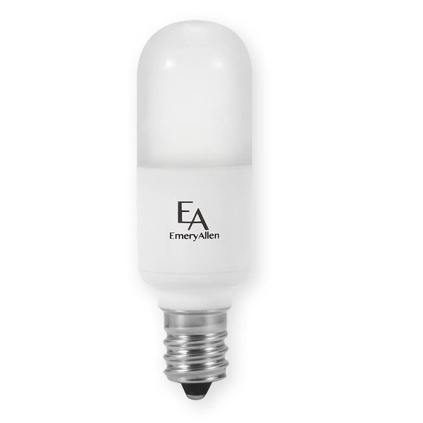 EmeryAllen EA-E12-5.0W-COB-309F-D RoHS Compliant Dimmable Candelabra Base LED Light Bulb, 120V-5Watt (60W Equivalent) 500 Lumens, 3000K, 1 Pcs