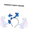 FOMIYES 11pcs Butterfly Hairband Hairpin Headpiece Glitter Rave Accessories Comfortable