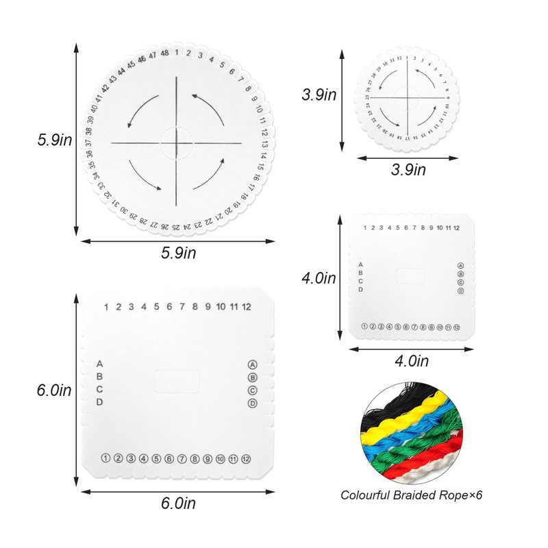 Kumihimo Disc Set, Kumihimo Starter Kit, Kumihimo Disc Beads, Bead