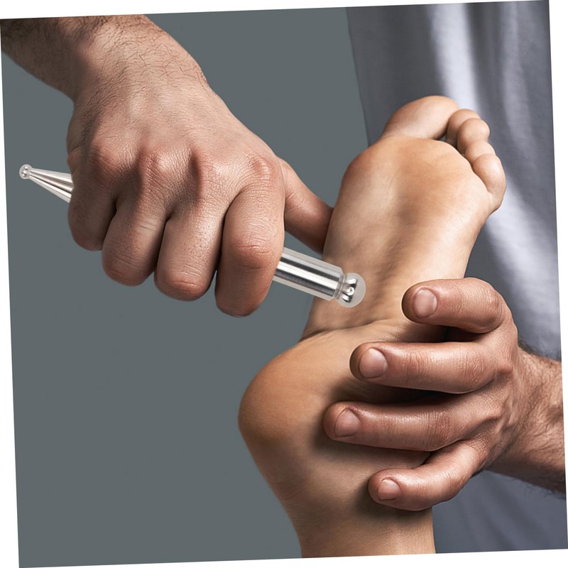 Anneome Deep Tissue Foot Massager Pen Stainless Steel Bar for