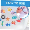 Kisangel Anti Slip Bath Stickers 10pcs Nonslip Bathtub Stickers Cartoon