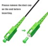 Bangun SC/APC to SC/APC Fiber Optic Internet Cable, Armored Single