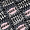 BORNBYME Extra Short Almond Soft Gel Nail Tips,120PCS Pre Buff