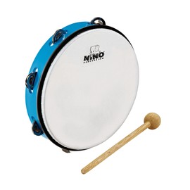 Meinl NINO24SB 10 inch Headed Tambourines - Sky Blue