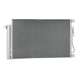 KarParts360 For Chevy Trax 2024 A/C Condenser | With Receiver/Dryer | Parallel Flow Condenser | 13.43 Inch Core Height | 5.0MM | Replacement For GM3030341 | 42766933