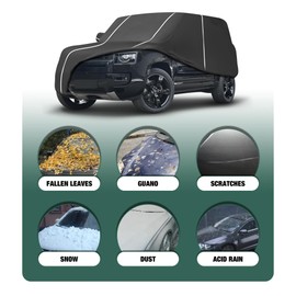 Waterproof Car Cover for Land Rover 2013-2024 All Weather 6 Layers Full Car Cover with Storage Bag